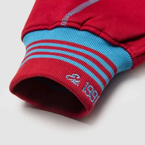 AACA Joggers w/ Color Contrast Stitch 90s Hip Hop Sweatpants Multicolor